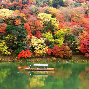 京都　嵐山　紅葉
